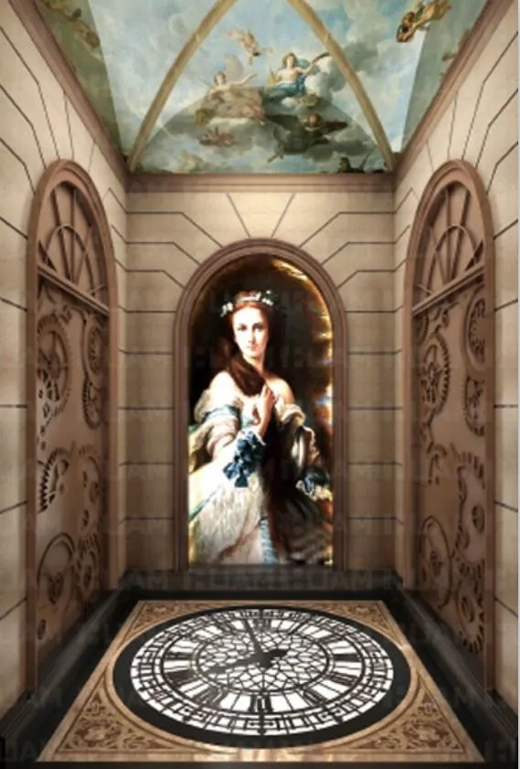 Luxury decoration cabin passenger elevator Luxury decoration cabin passenger elevator